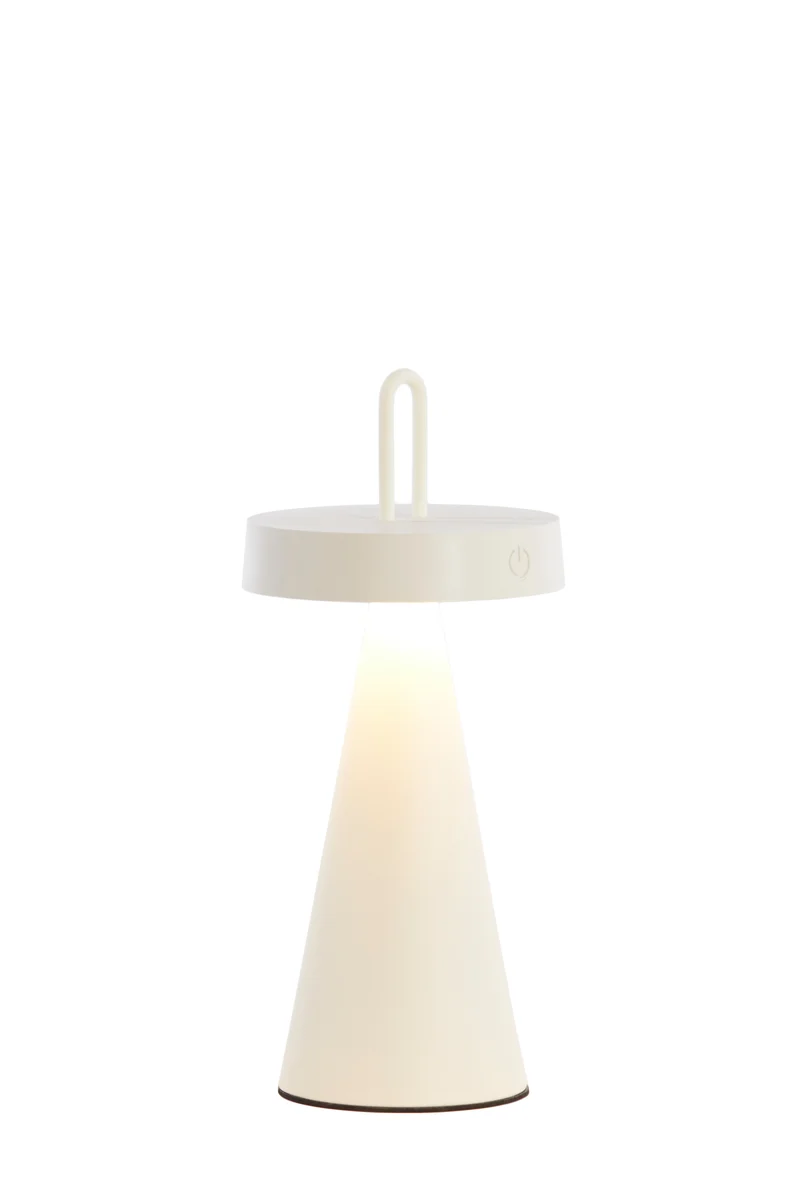 LED-Tischleuchte ANKENTA creme Ø13x28,5 cm