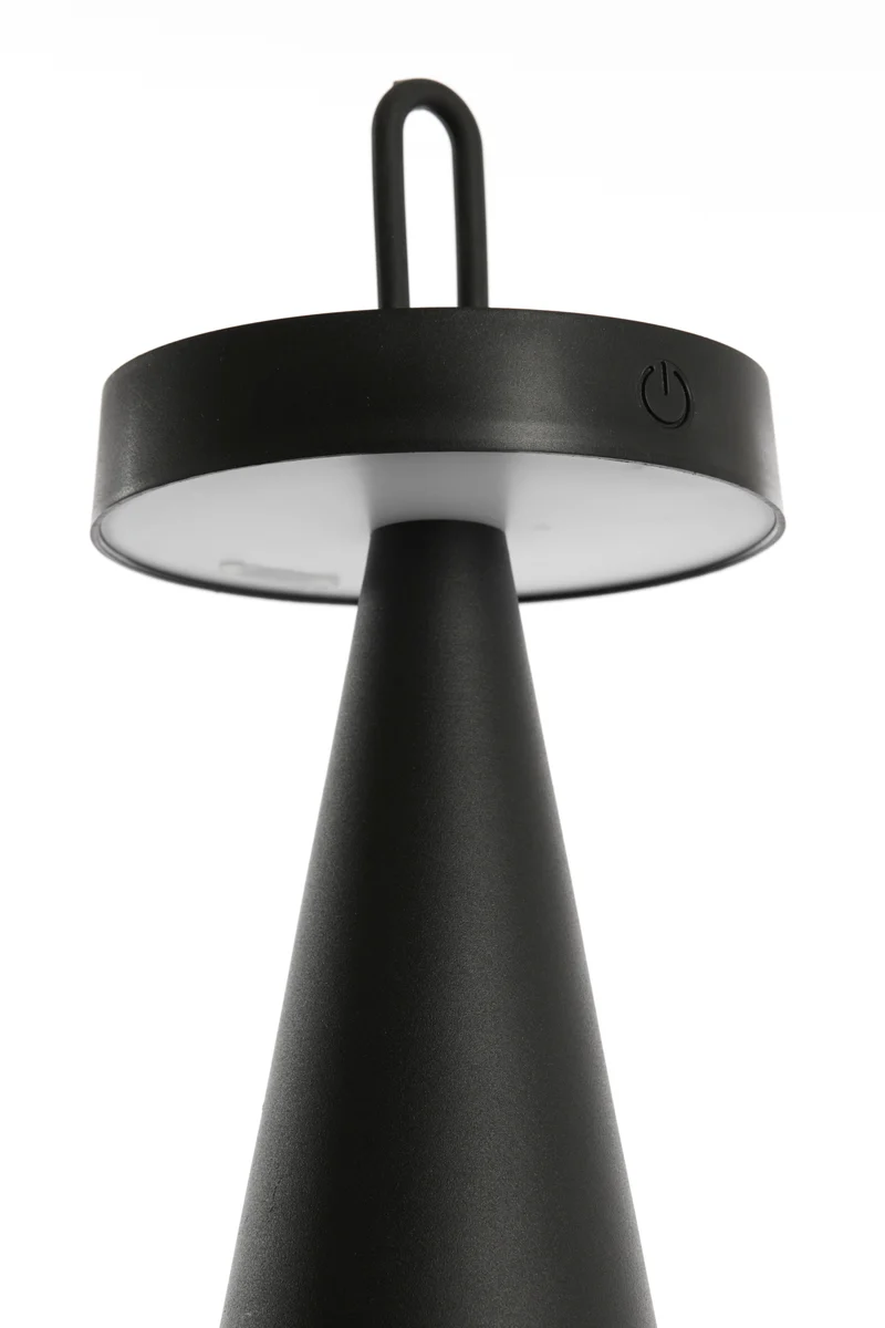 LED-Tischleuchte ANKENTA, schwarz Metall Ø13x28,5 cm