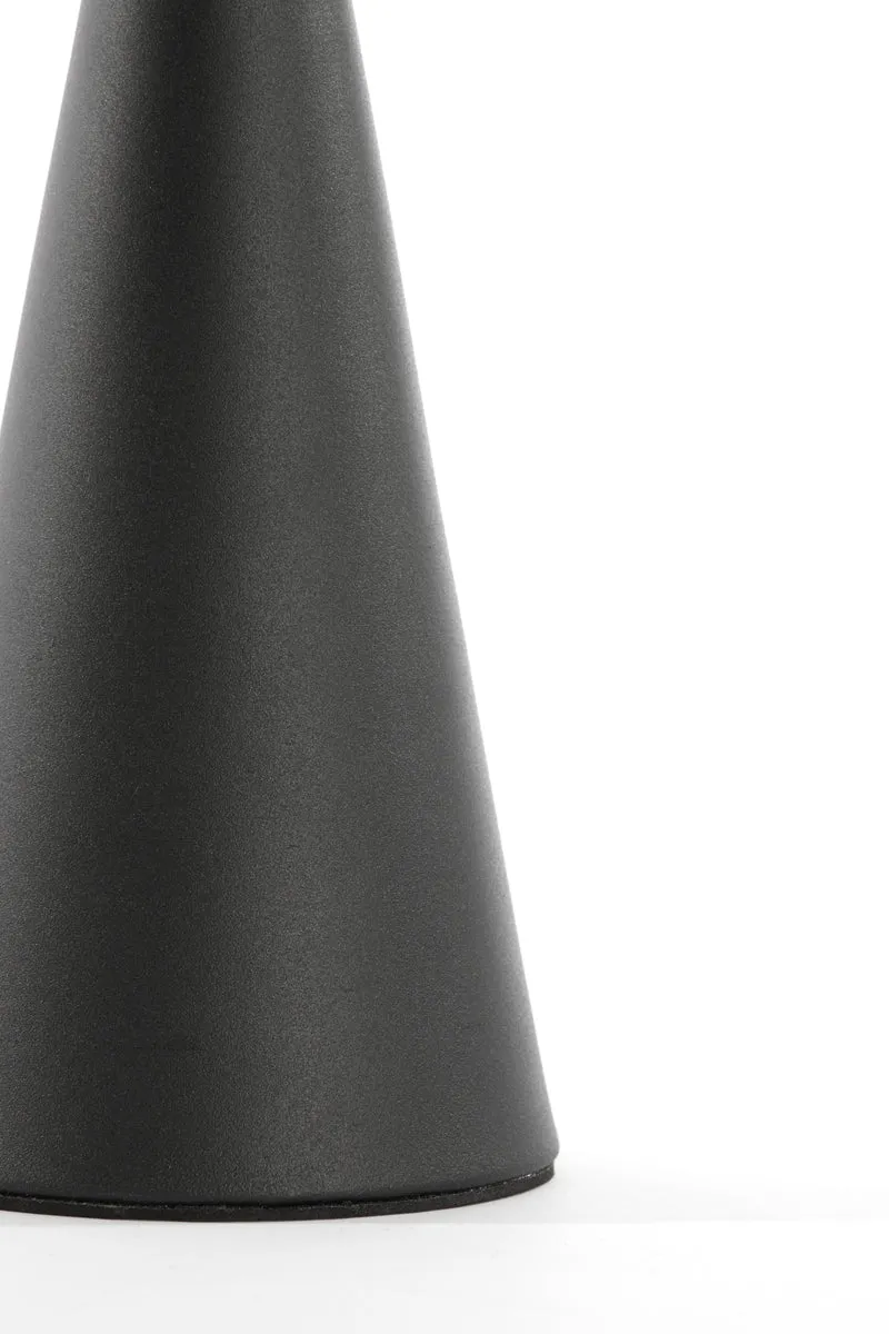 LED-Tischleuchte ANKENTA, schwarz Metall Ø13x28,5 cm