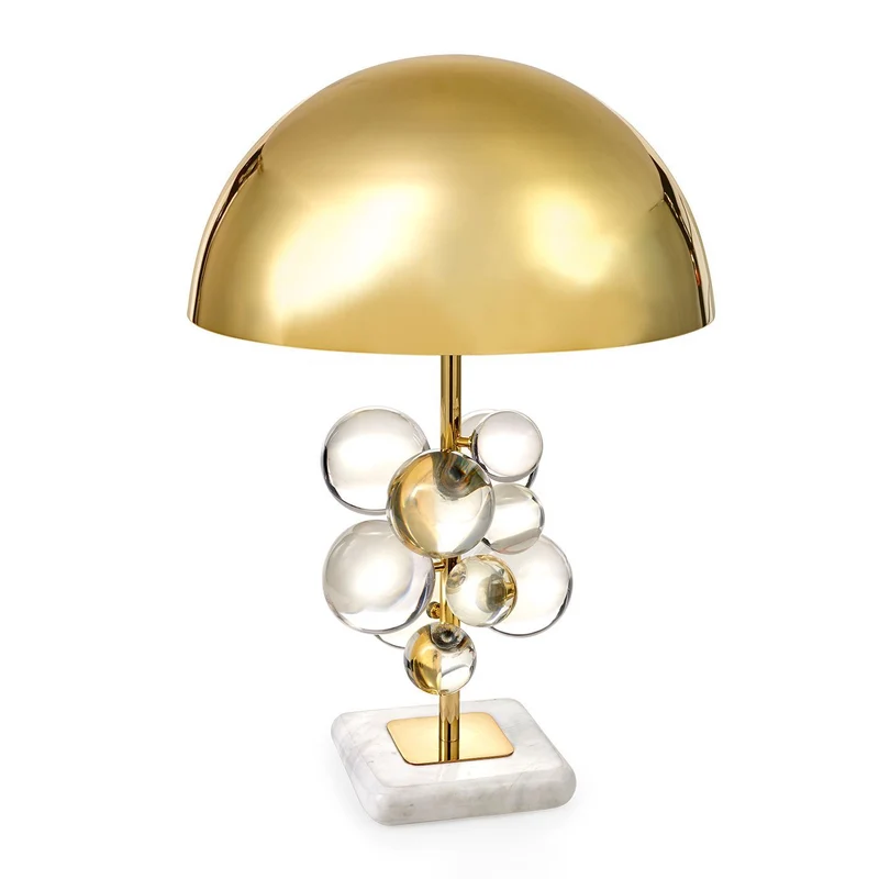 Tischlampe GLOBO Lamp Clear + Marmor
