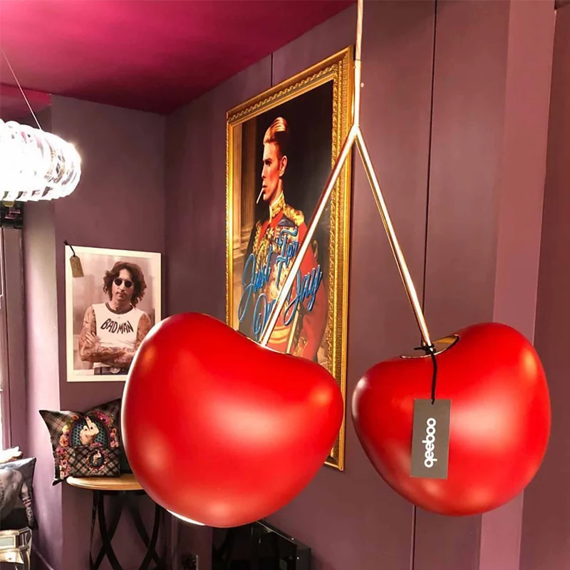 Hängeleuchte CHERRY LAMP, rot