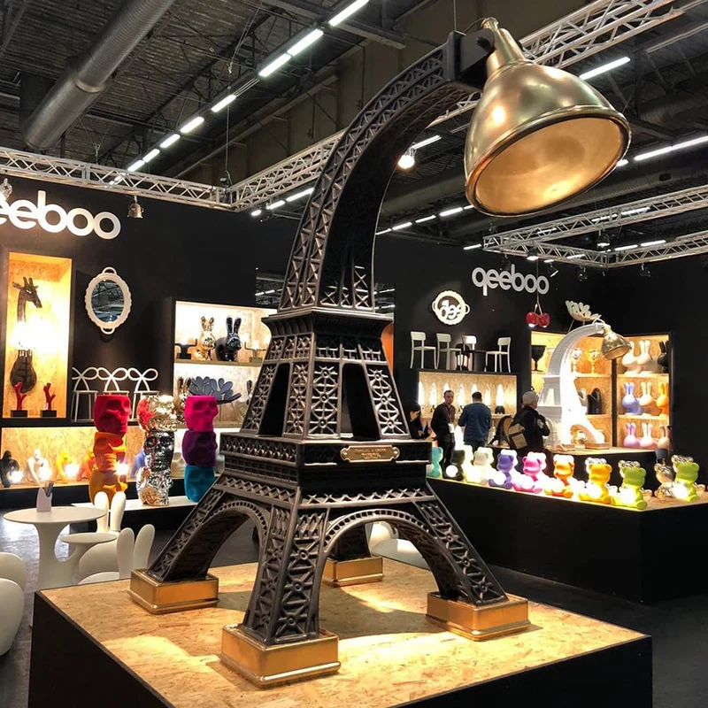 Leuchte PARIS XL schwarz, 2,25m