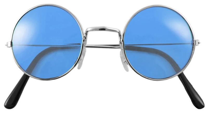 Lennon Brille | 60er 70er Jahre Party Kostüm Zubehör Nickelbrille