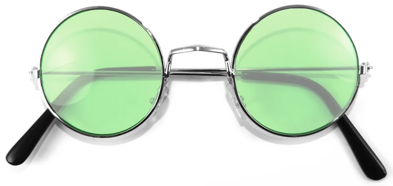 Lennon Brille | 60er 70er Jahre Party Kostüm Zubehör Nickelbrille