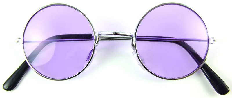 Lennon Brille | 60er 70er Jahre Party Kostüm Zubehör Nickelbrille