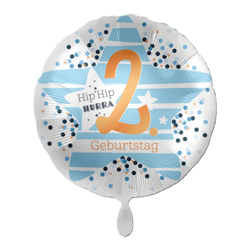 18"/Ø43cm Folienballon "Hip Hip Hurra" #2