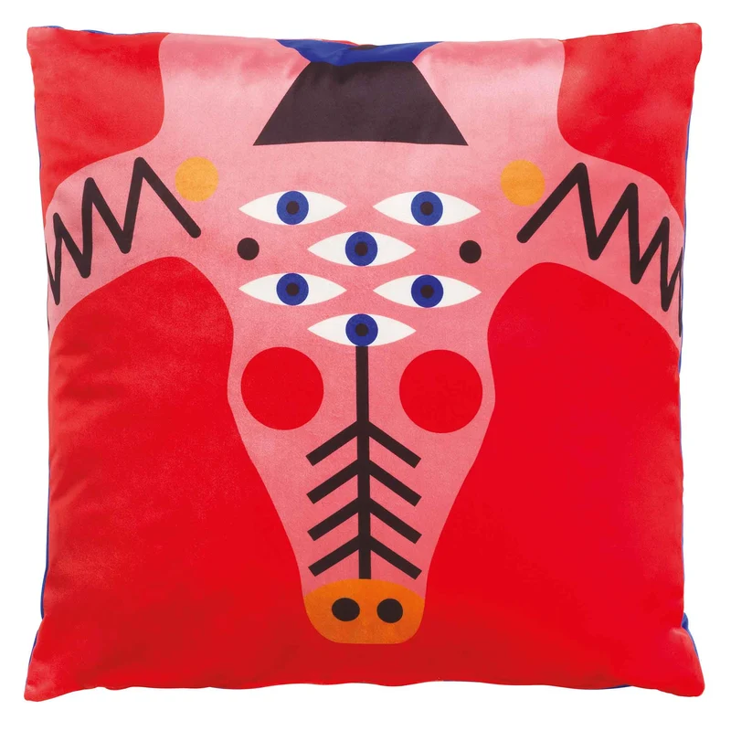 Kissen OGGIAN CROCOPINK, 45x45cm