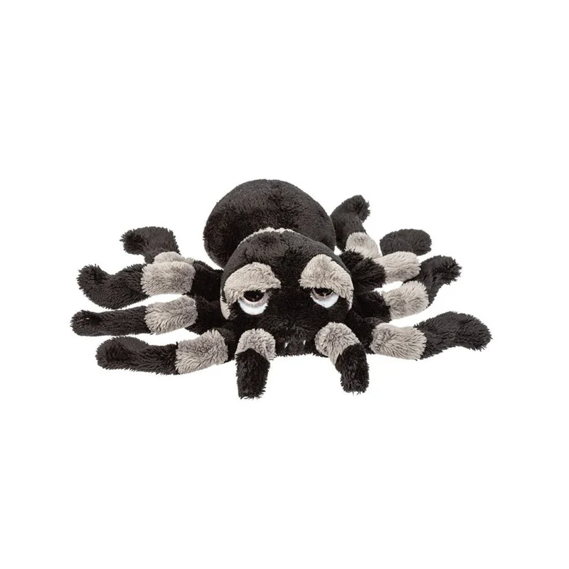 Stofftier Spinne Sid Grau/Schwarz S