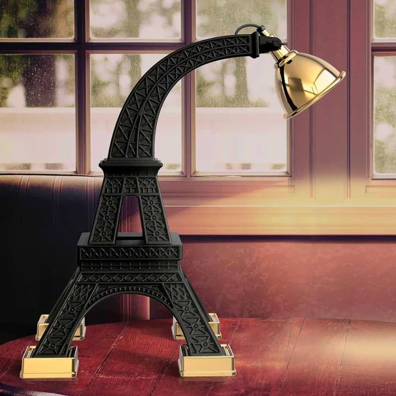 Tischleuchte PARIS M - Eifelturm in schwarz