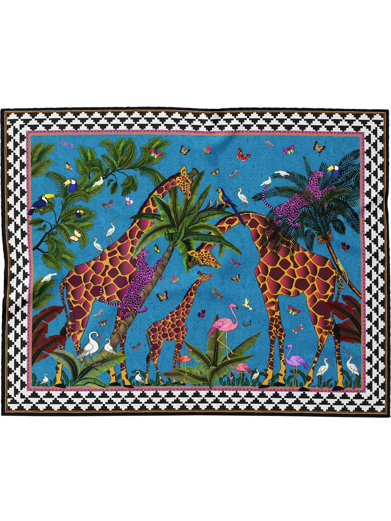 Pareo Giraffe Blau