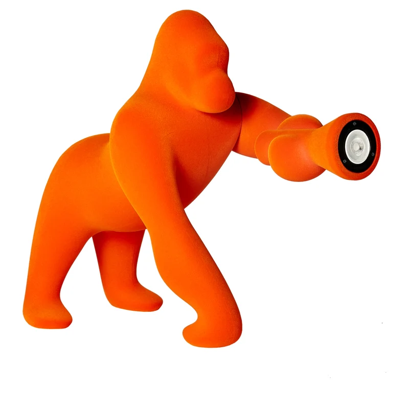 Leuchte KONG, Velvet, Orange, 56 x 35 x 58 cm