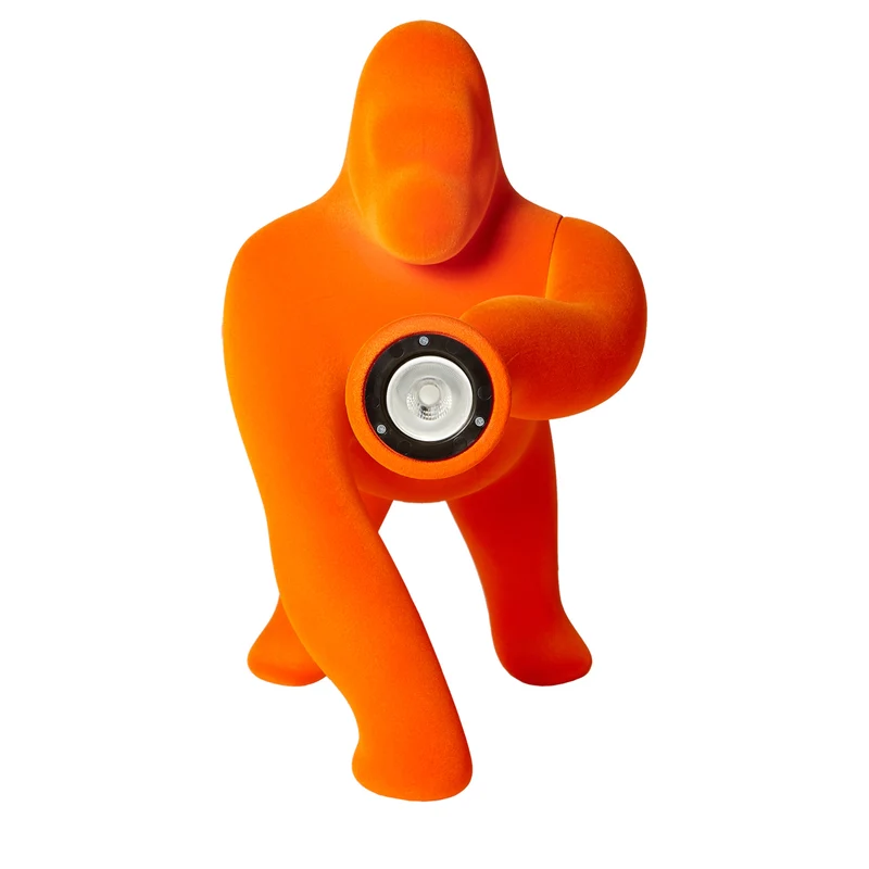 Leuchte KONG, Velvet, Orange, 56 x 35 x 58 cm