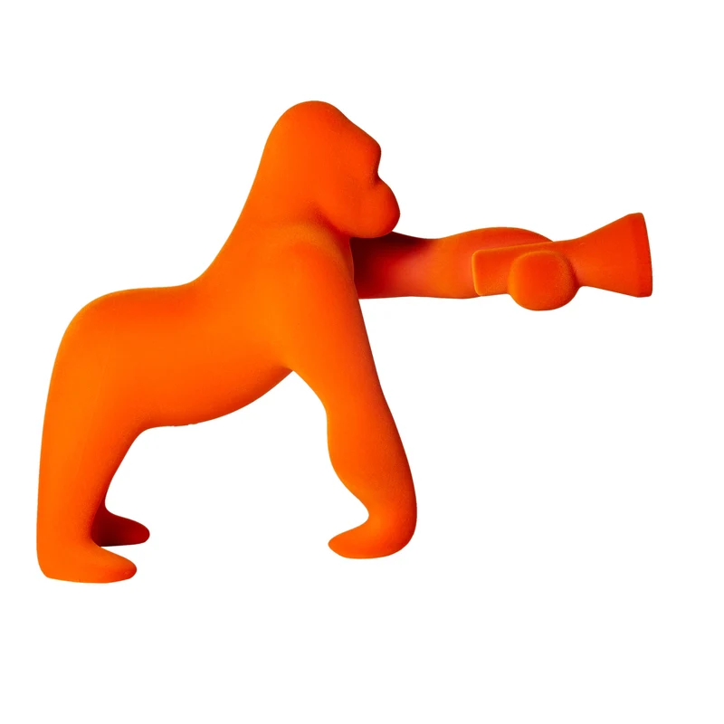 Leuchte KONG, Velvet, Orange, 56 x 35 x 58 cm