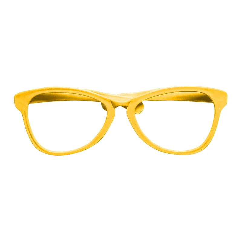 Brille Gelb groß