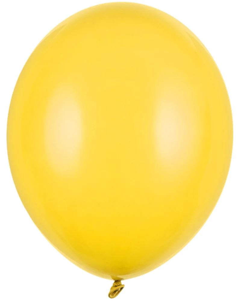 50 Stk. Luftballon Ø30cm "Uni Pastell" | Honiggelb