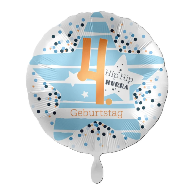 18"/Ø43cm Folienballon "Hip Hip Hurra" #4