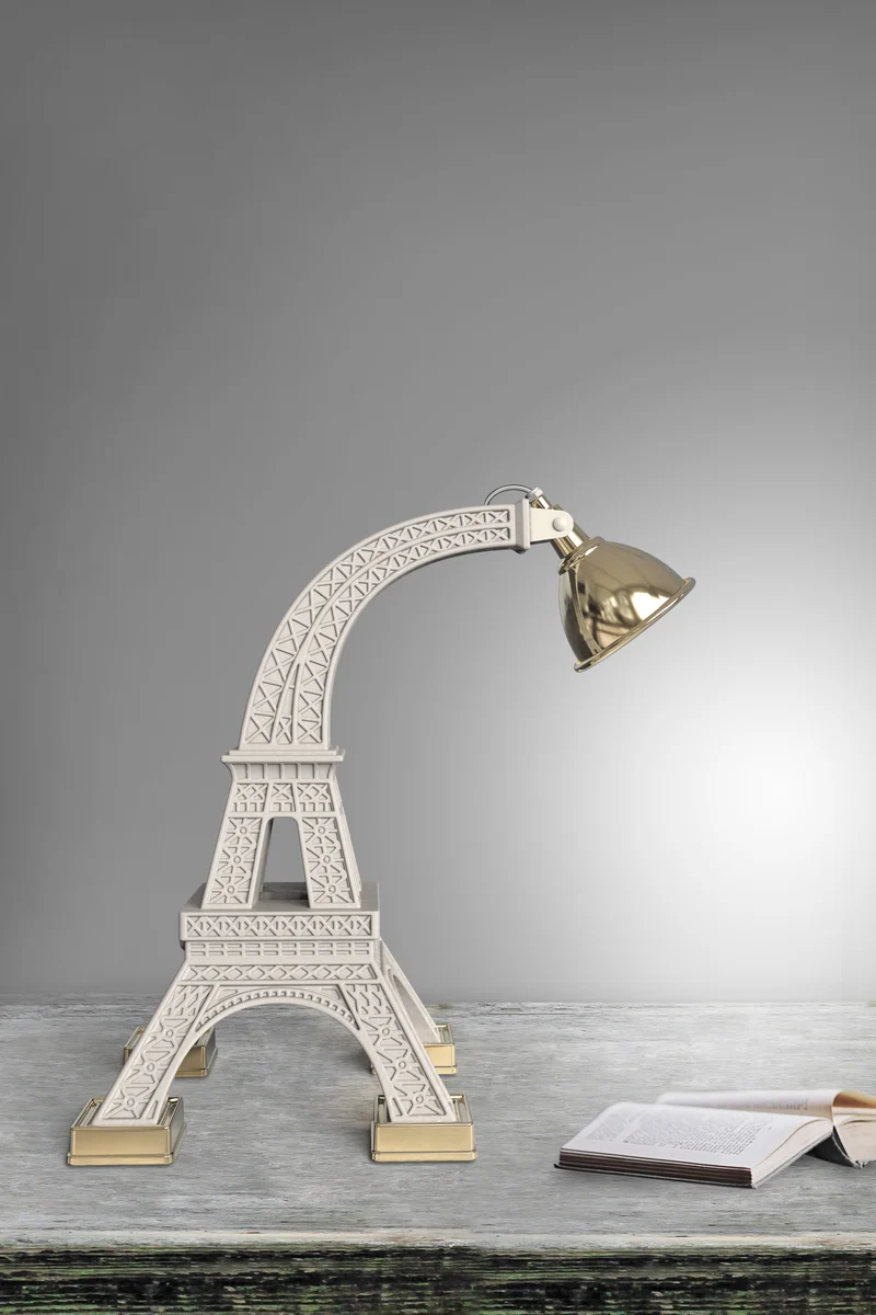 Tischleuchte PARIS M - Eifelturm in weiß