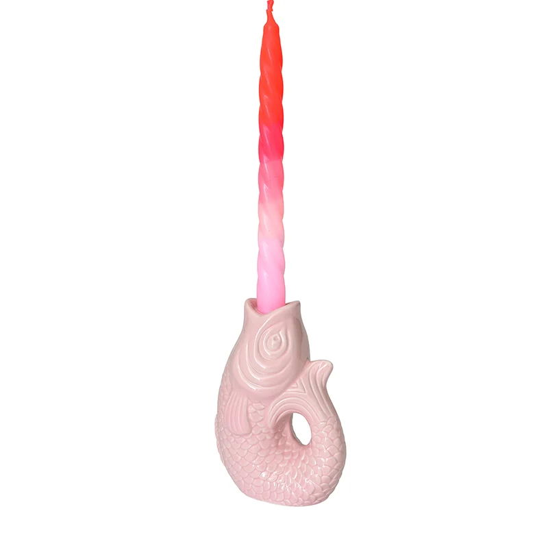 Kerzenhalter Monsieur Claude Pink Mittel