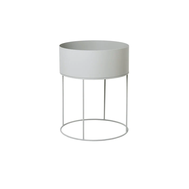 ferm LIVING Plant Box Rund | Pflanzkübel aus Metall