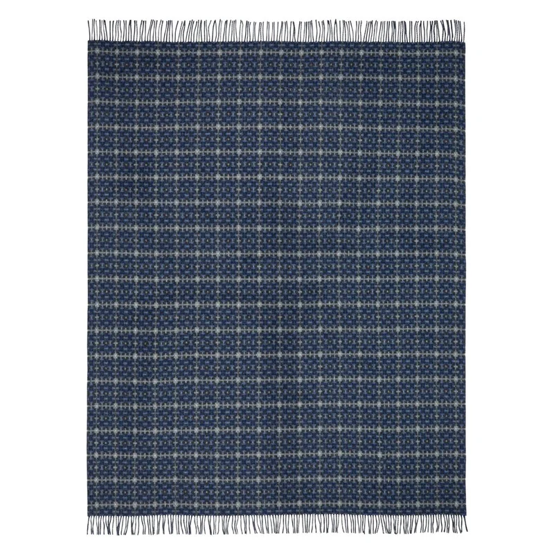 Merinowolldecke PEMBROKE COBALT