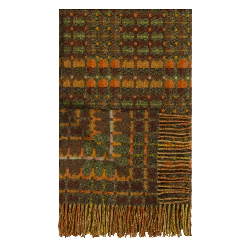 Merinowolldecke TALBOT SIENNA