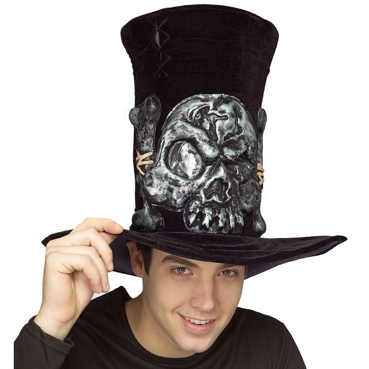 Hut Zylinder Gothic Silbersch.