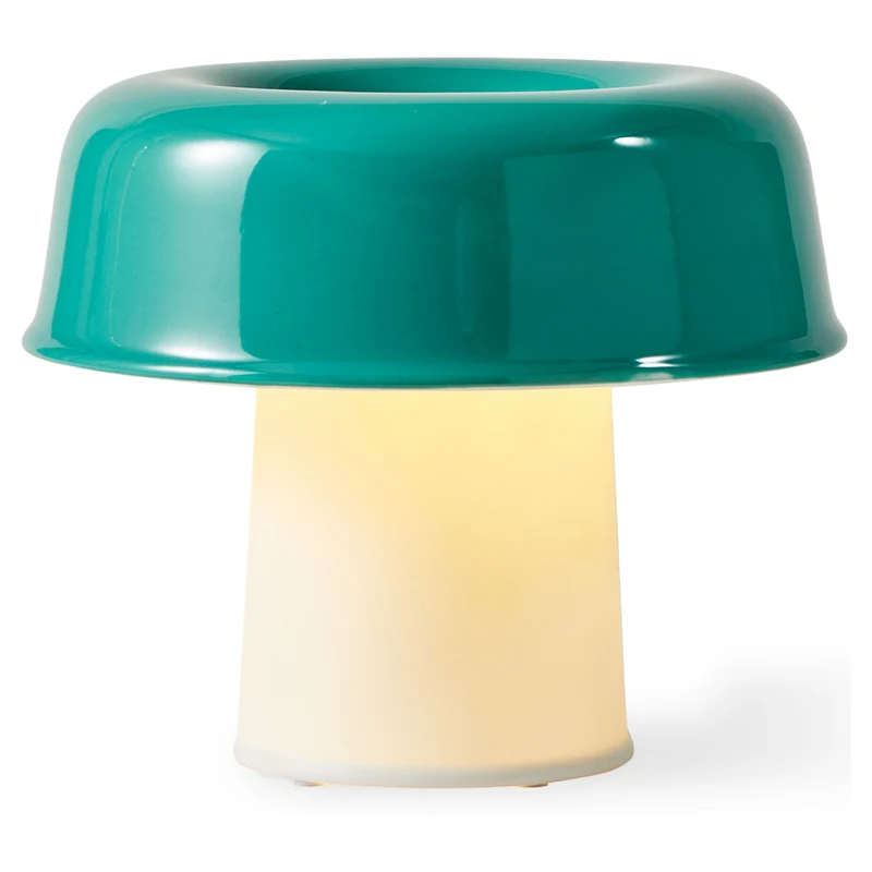Tischlampe NEOX grün aus Porzellan