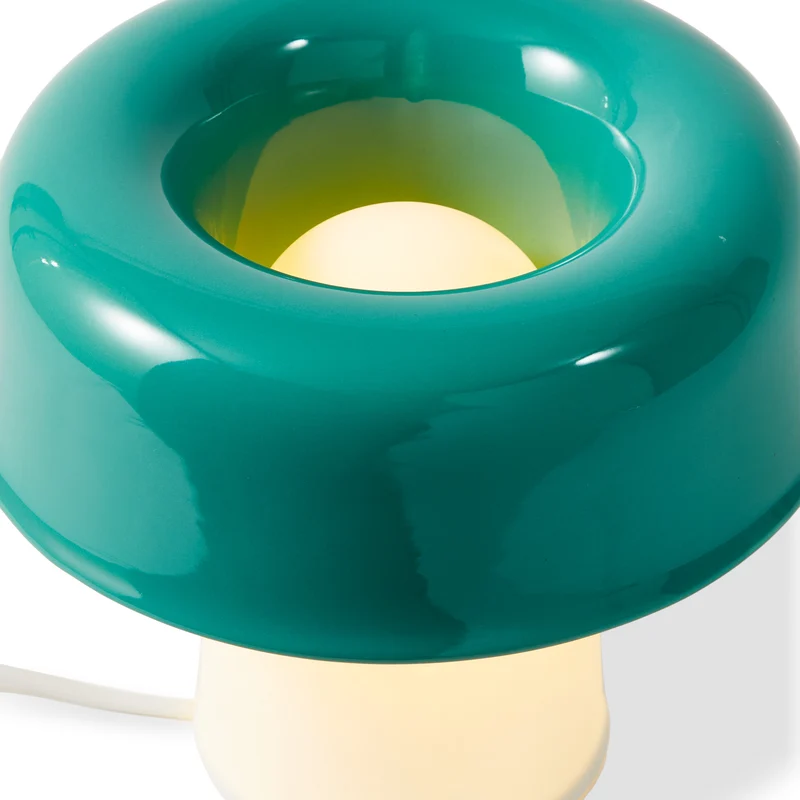 Tischlampe NEOX grün aus Porzellan