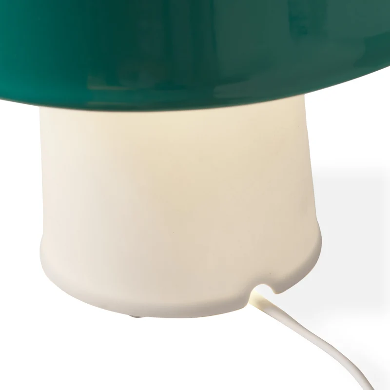 Tischlampe NEOX grün aus Porzellan