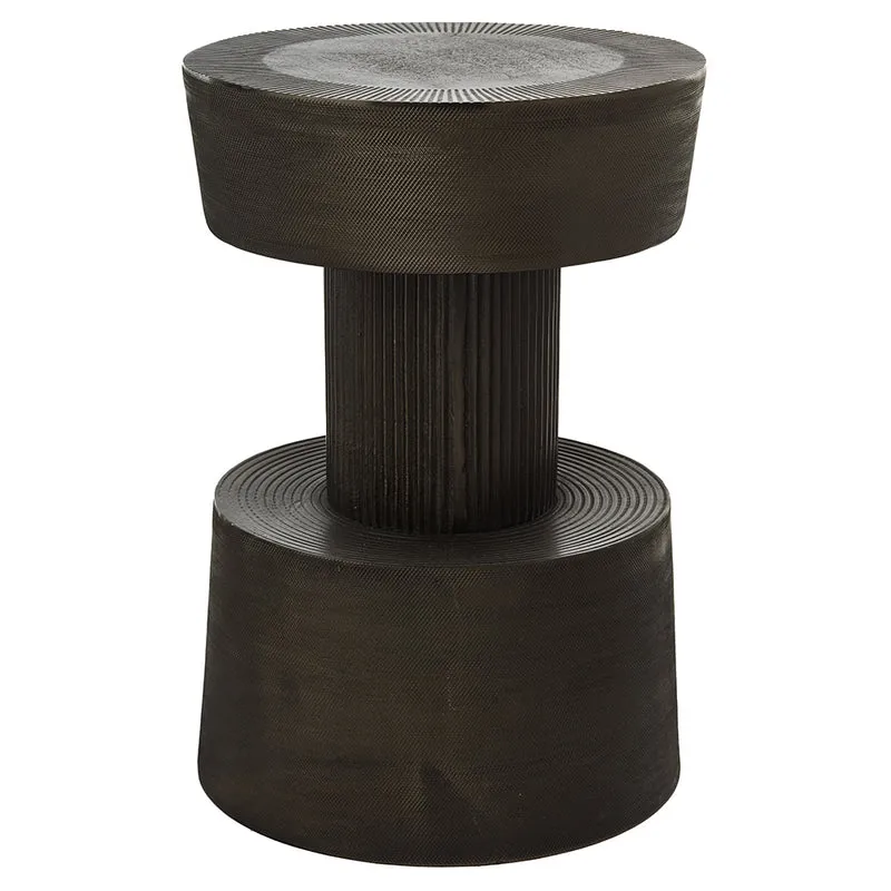 Beistelltisch/Hocker NUT STOOL dunkelgrau
