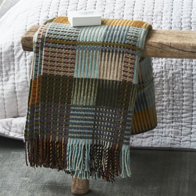 Decke TASARA OCHRE WOVEN