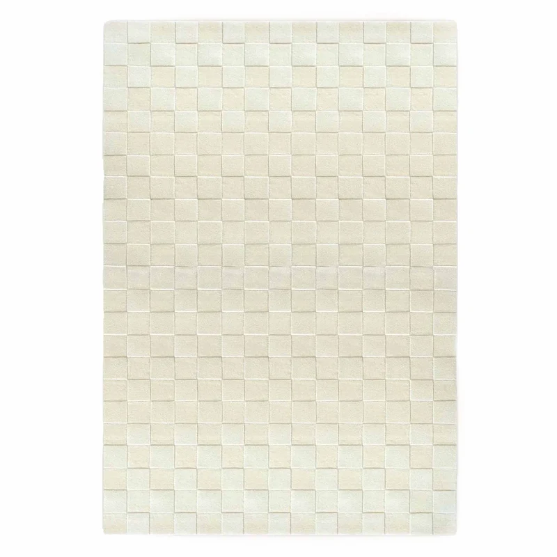 Teppich CHECKERBOARD, weiß 200x300cm