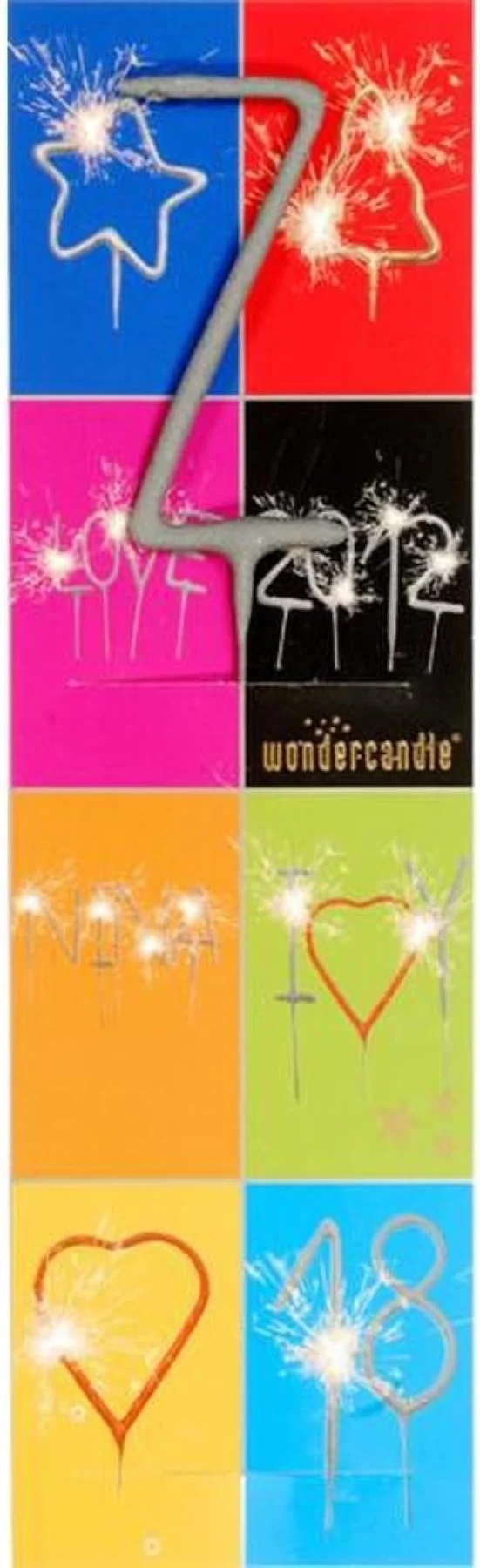 Wunderkerze Buchstabe Classic Z 6,5cm 35s