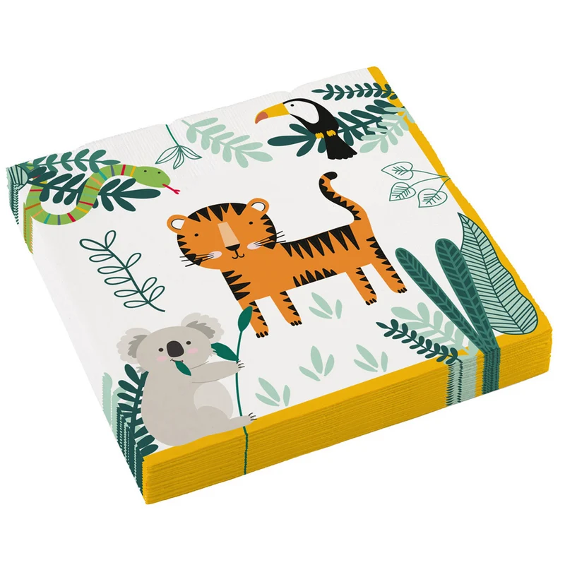 "Get Wild" Safari | 16 Servietten 33x33cm
