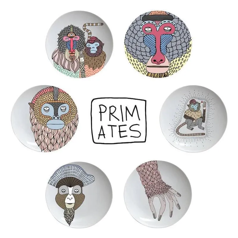 PRIMATES Dekoteller von Bosa, Keramik, G6, ø26 cm