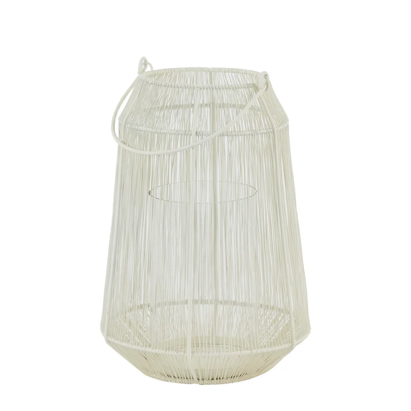 Laterne ODINA, creme, ø24x36 cm