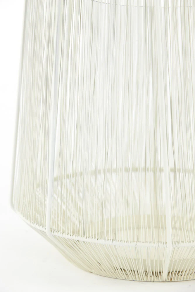 Laterne ODINA, creme, ø24x36 cm