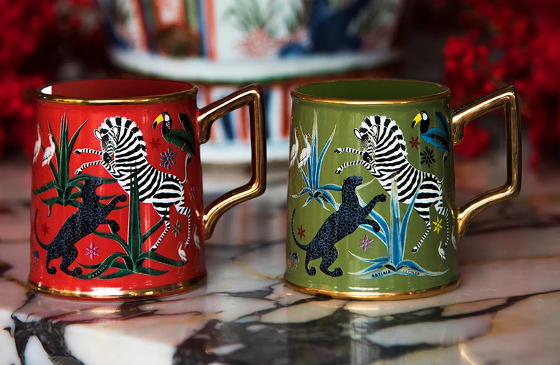 Tasse TAZZA CORALLO Porzellan
