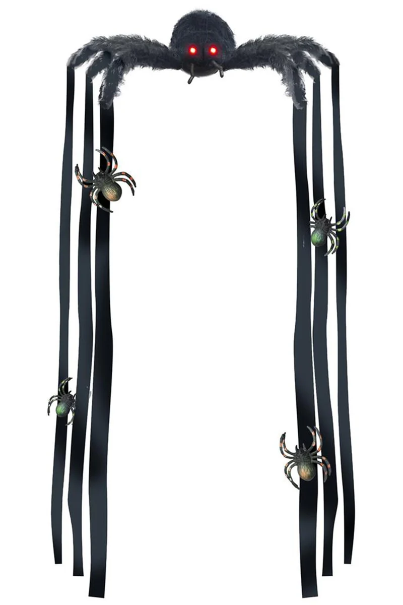 XL Spinne Animiert - 90 cm | Schwarz