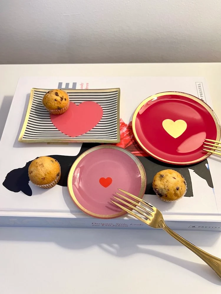 Love Plates, Glasteller HERZ 10x14,2cm