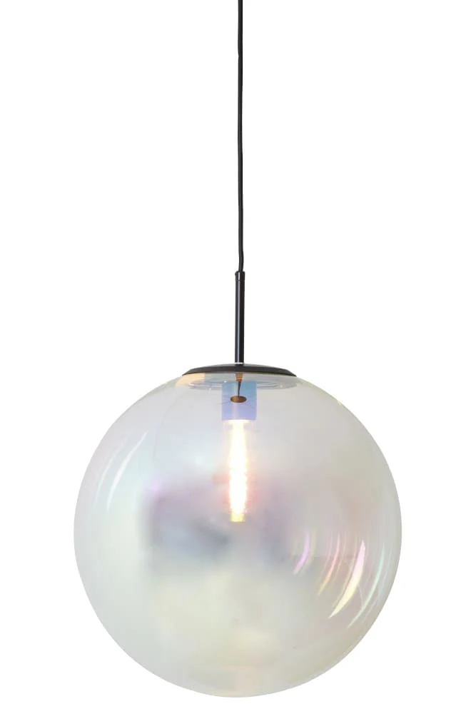 Pendelleuchte MEDINA Regenbogen Perle Ø40 cm