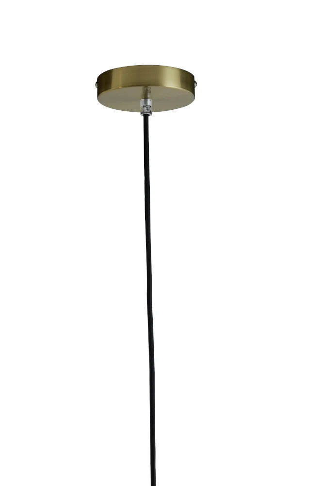 Hängeleuchte MAGDALA Ø48 cm hell grau + gold