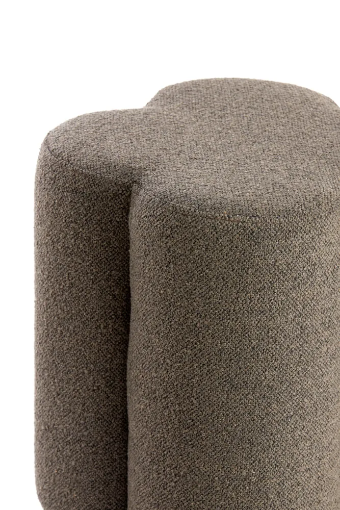 Sitzpouf NALANI 38x38x45cm in braun