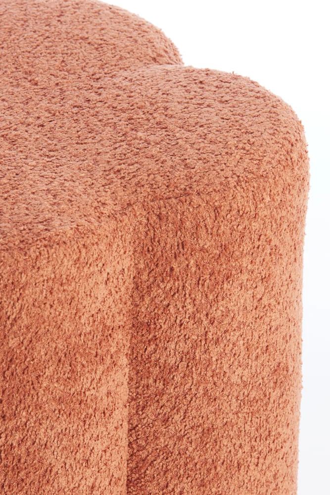 Sitzpouf NALANI 38x38x45cm in terra