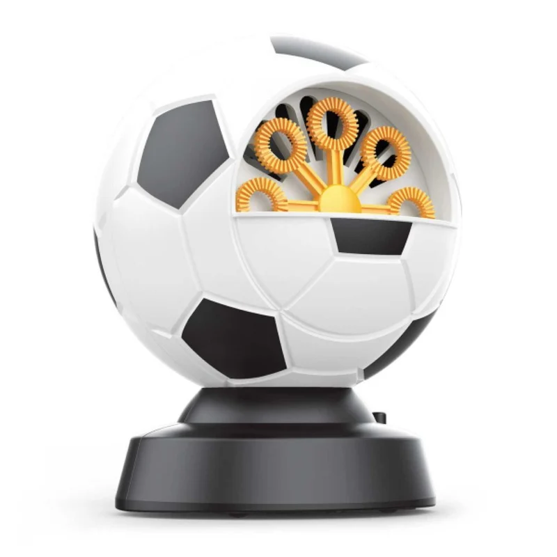 Seifenblasenmaschine Fußball | inkl. 100 ml Seifenblasenlösung