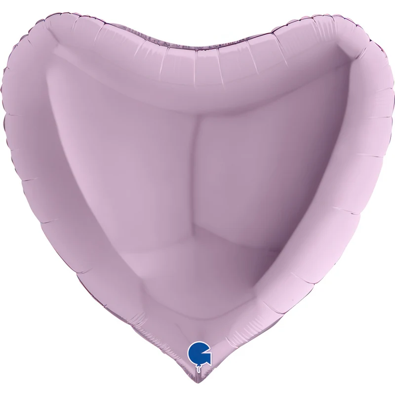 36"/Ø91cm Folienballon Uni Herz | Lila
