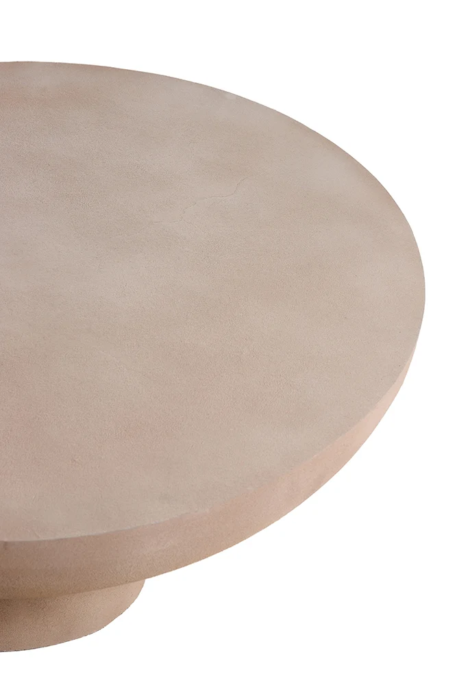 runder Couchtisch POLINNA in sand, ø90 cm