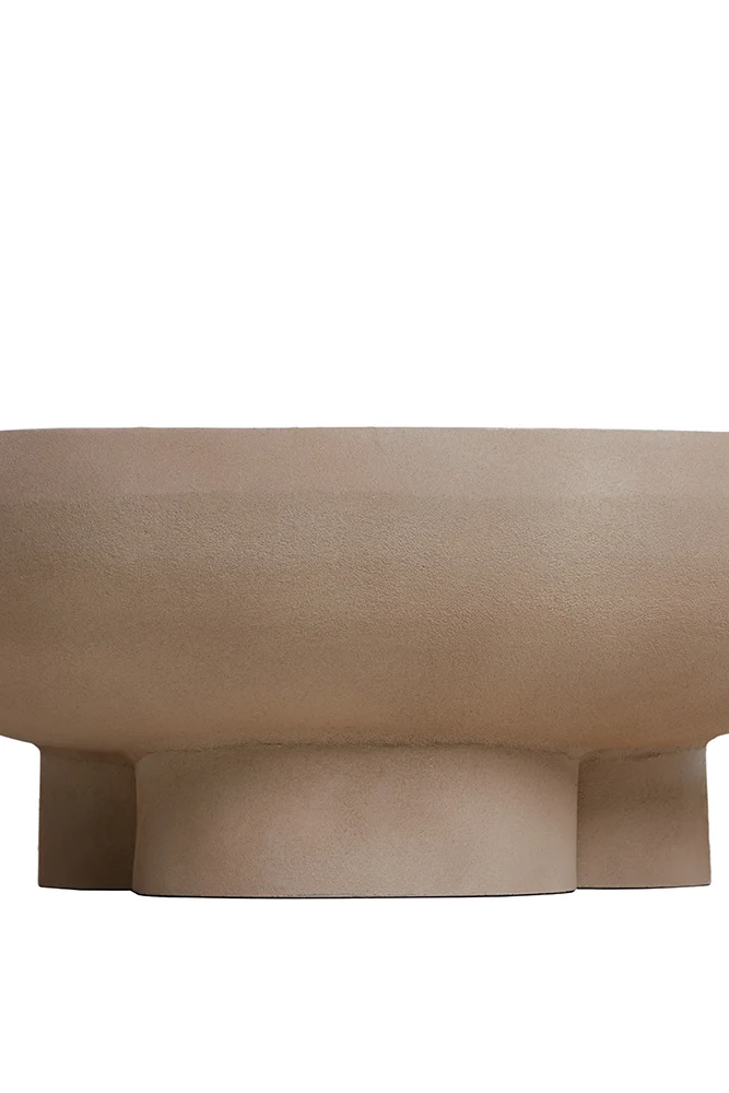 runder Couchtisch POLINNA in sand, ø90 cm