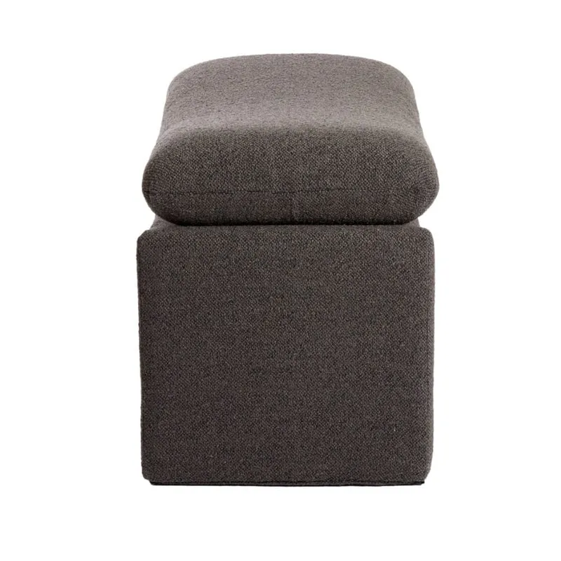 Hocker DASHA, dunkel braun 80x40x48,5cm