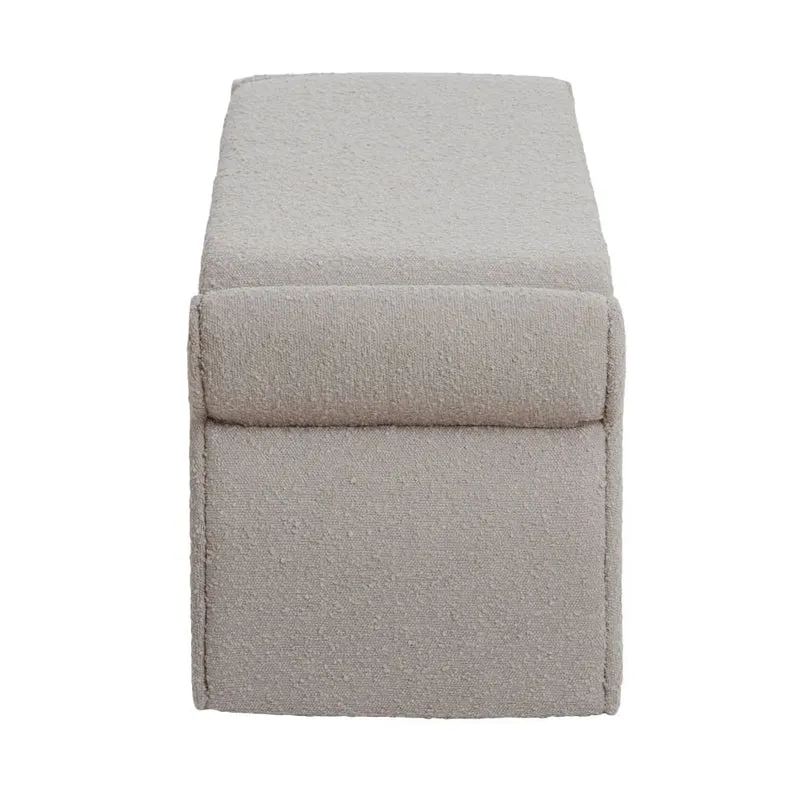 Hocker NAFYA, bouclé taupe 119x45x48cm